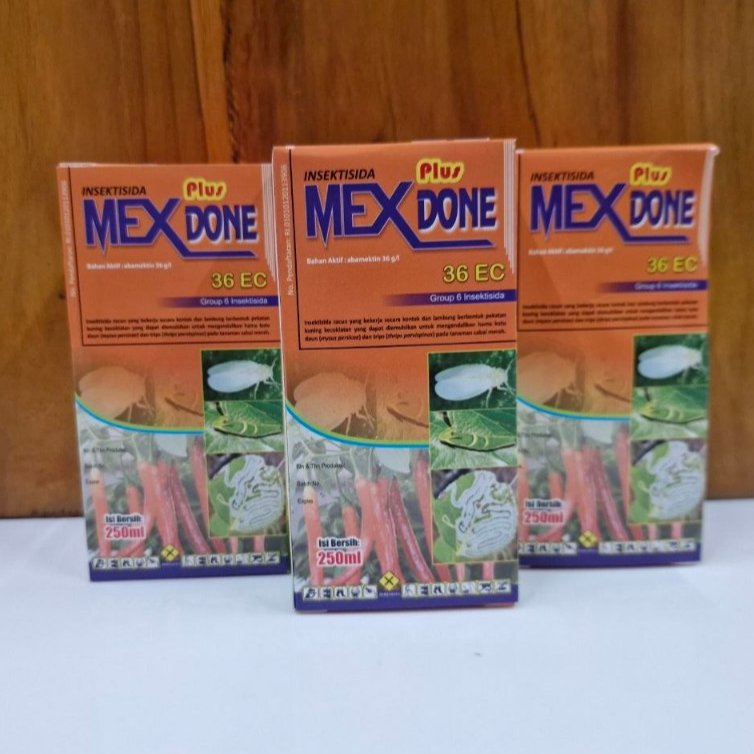 Mexdone Plus 100 Ml Mexdone 250Ml Insektisida Basmi Kutu, Trips, Tungau, Ulat Abamektin Murni 36EC A