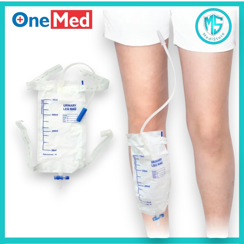 Onemed Urine Bag Leg 800cc  Kantong Urine Sterile   Urine Bag Leg Onemed  Urine Bag 800CC