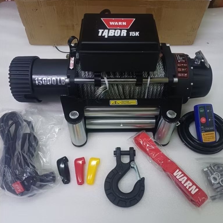 winch 24 volt model warn tabor 15000 LBS