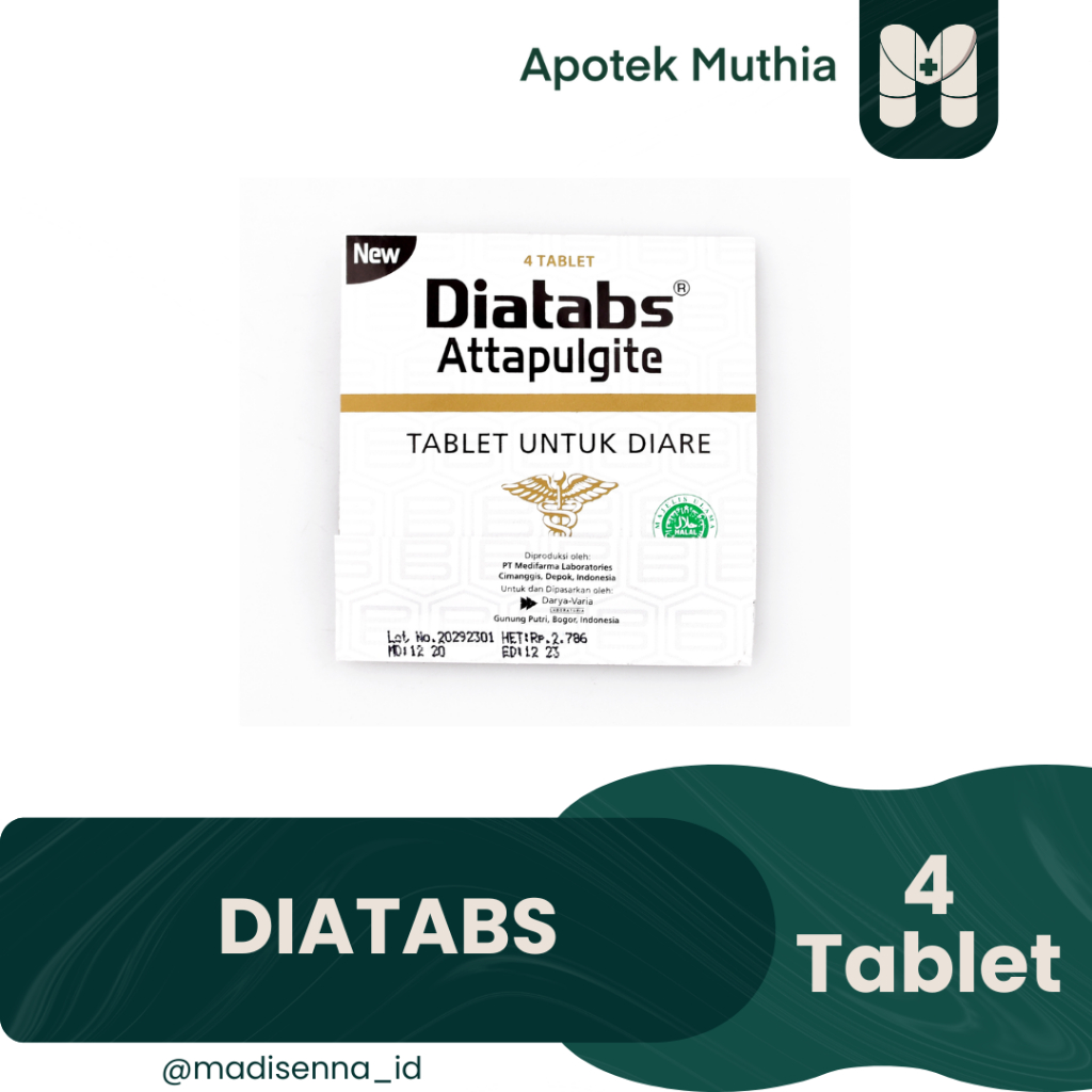 Diatabs (Obat Diare Dewasa & Anak)