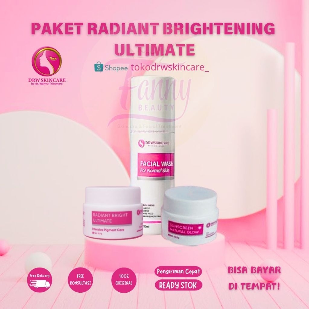 DRW Skincare Paket Radiant Brightening Ultimate | Flek Hitam