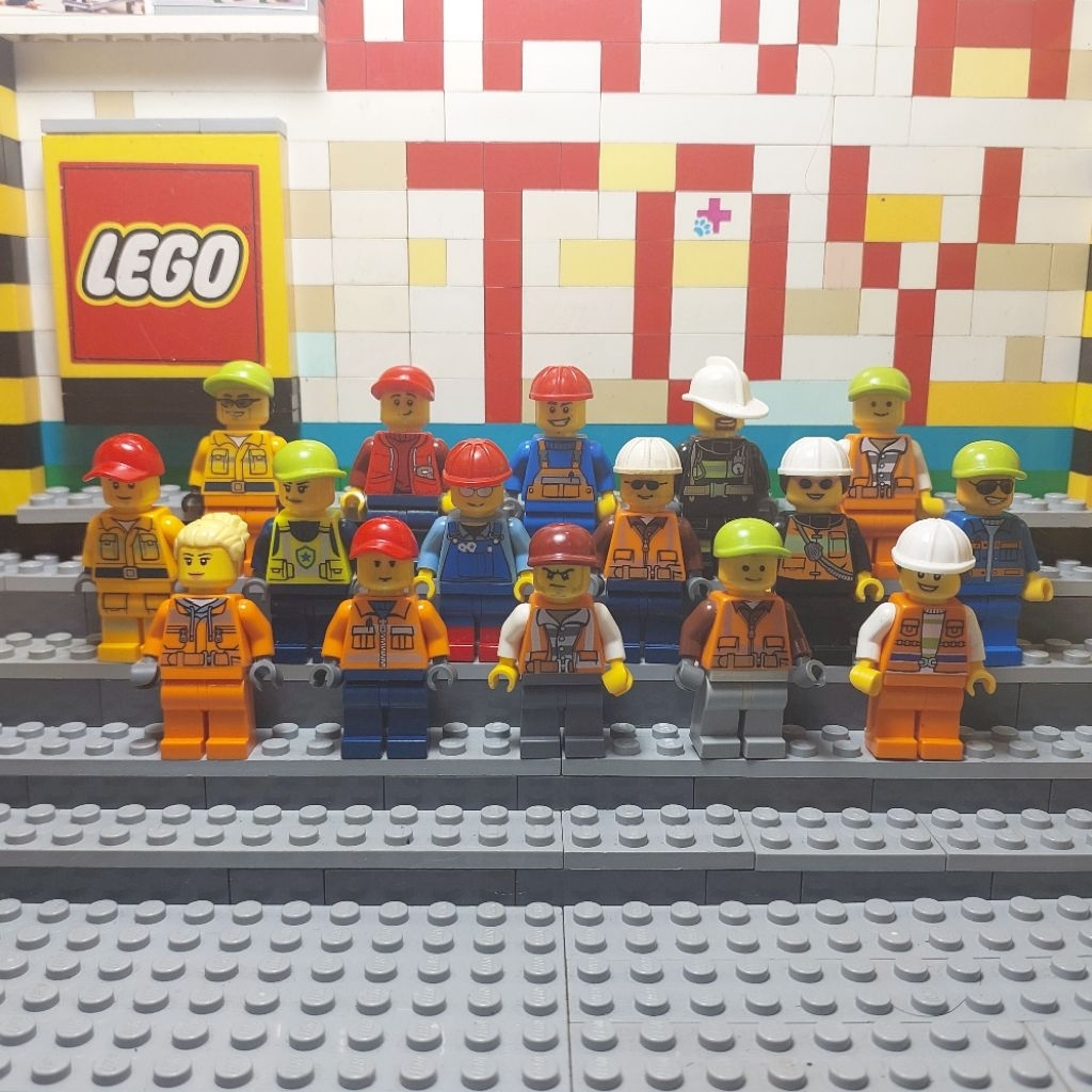 Lego Ori Minifigure ( MFG-1) Pekerja Mekanik City