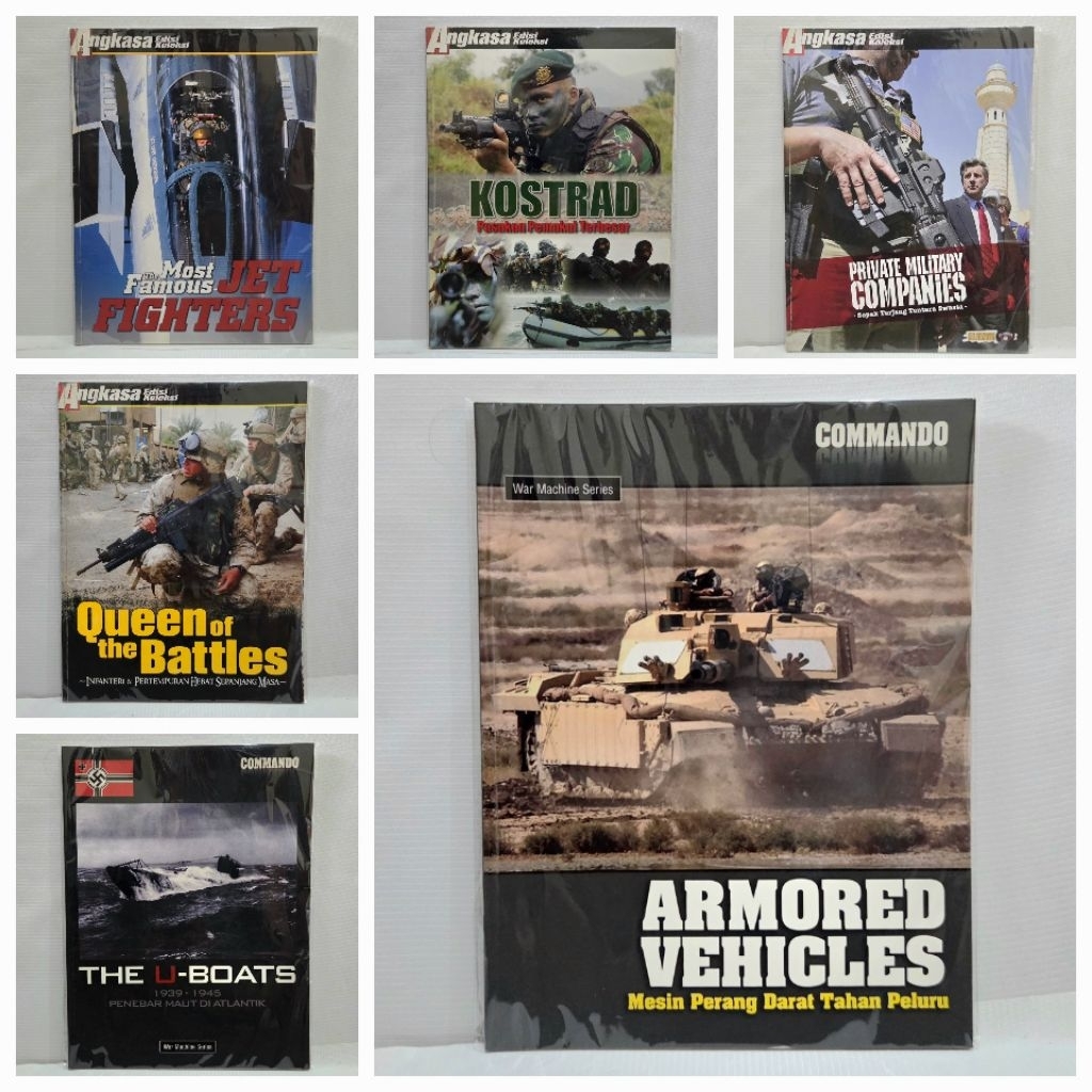 Majalah ANGKASA KOLEKSI & COMMANDO WAR FIGHTER SERIES