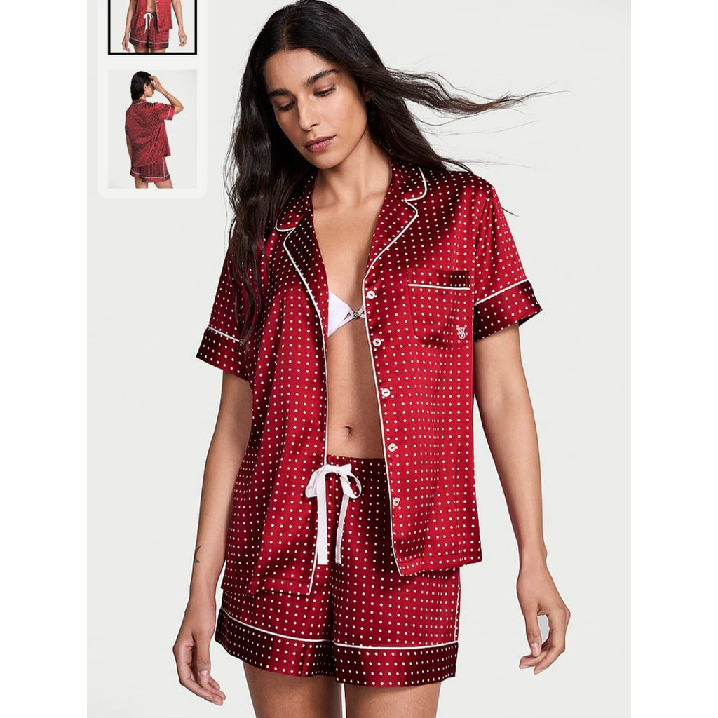 pajamas vs piyama vs red polkadot pendek