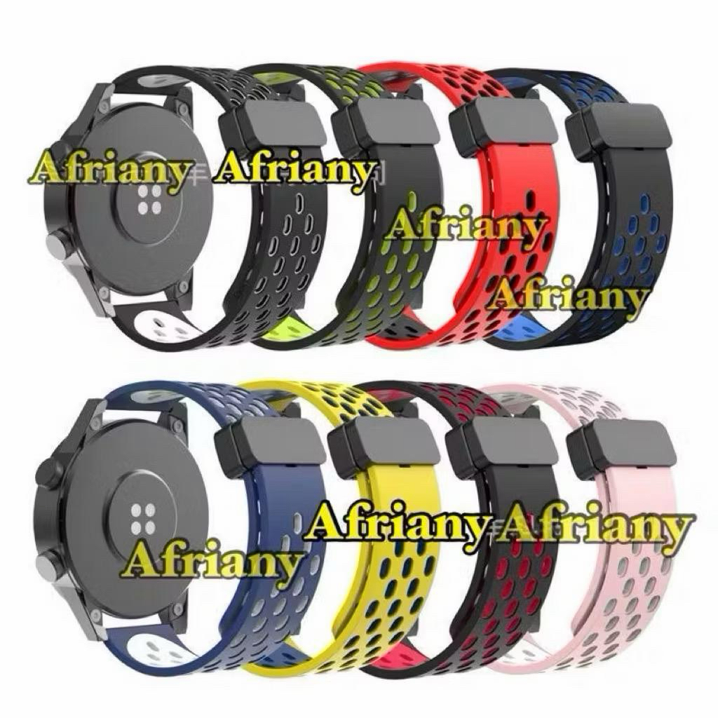 Strap Sport Tali Magnetic Buckle Smartwatch Skmei Bozlun B55S/Skmei X Bozlun LE20 Rubber Silikon Sil