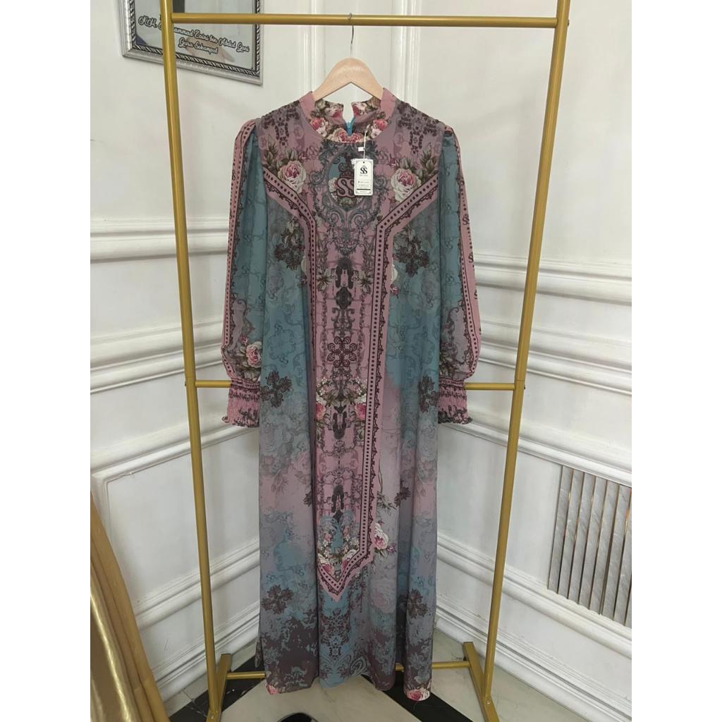 [NEW] GAMIS CERUTY SS PREMIUM BIRU PINK