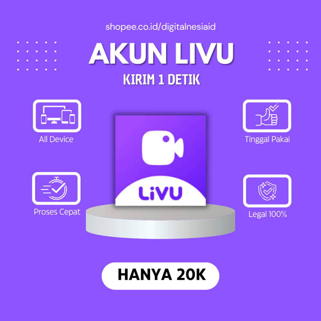 Akun Livu Isi Koin Murah siap pakai