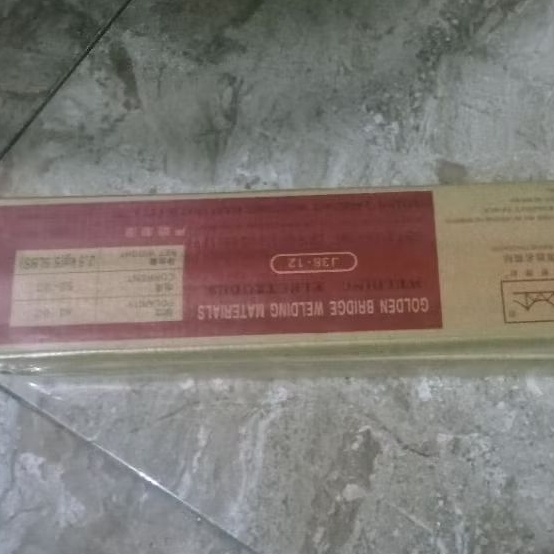 Kawat Las Cina Las Listrik Golden Bridge Ukuran 2.5mm Isi 7.5 Kilogram