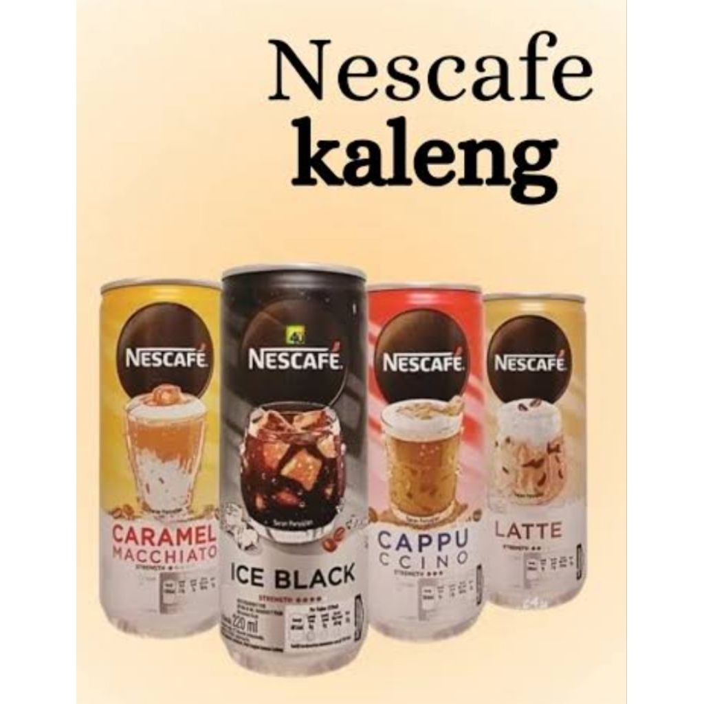 Nescafe Kaleng Ice Black 24 PCS - 220ml