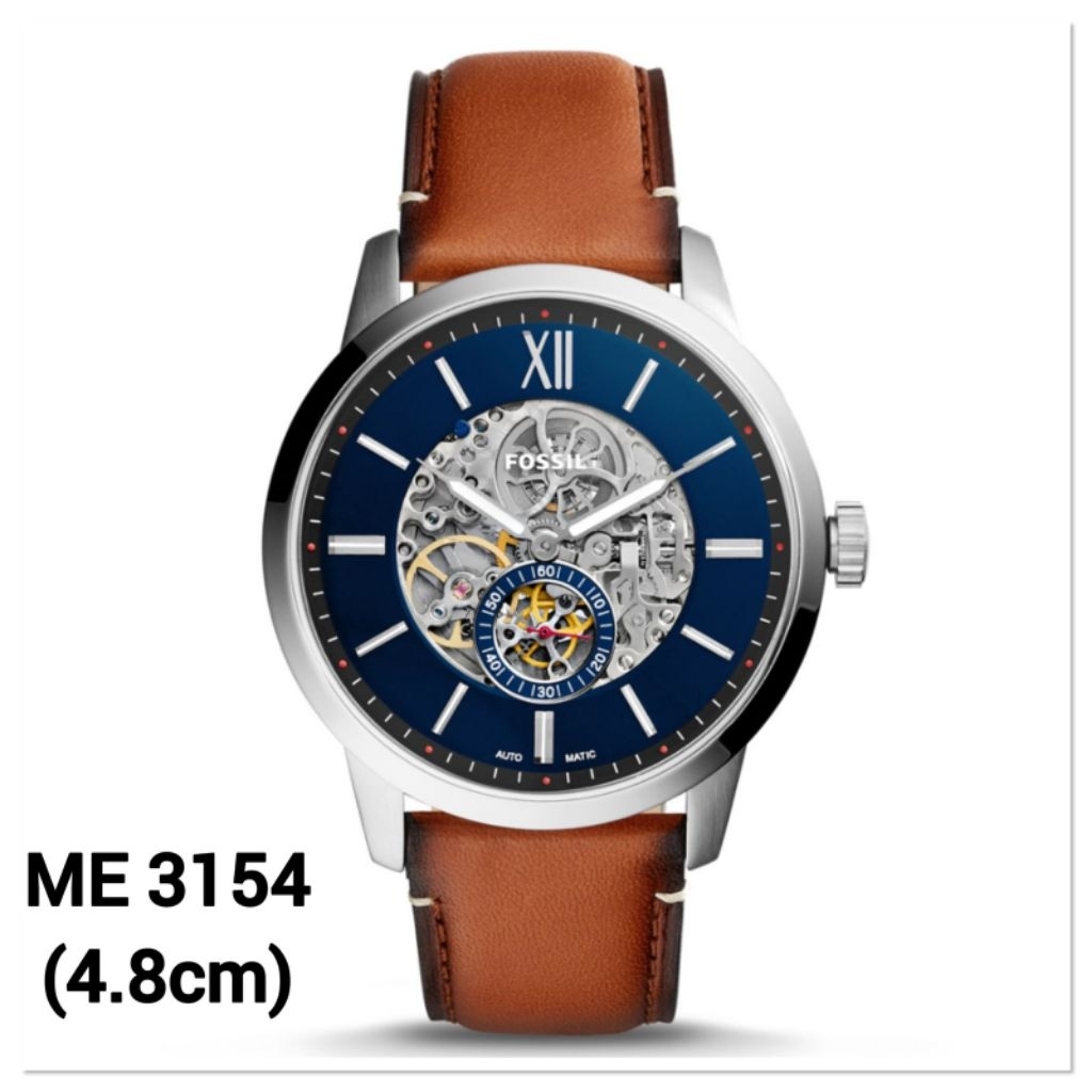 Jam Tangan Pria ME3154 Automatic Kulit Stainless steel