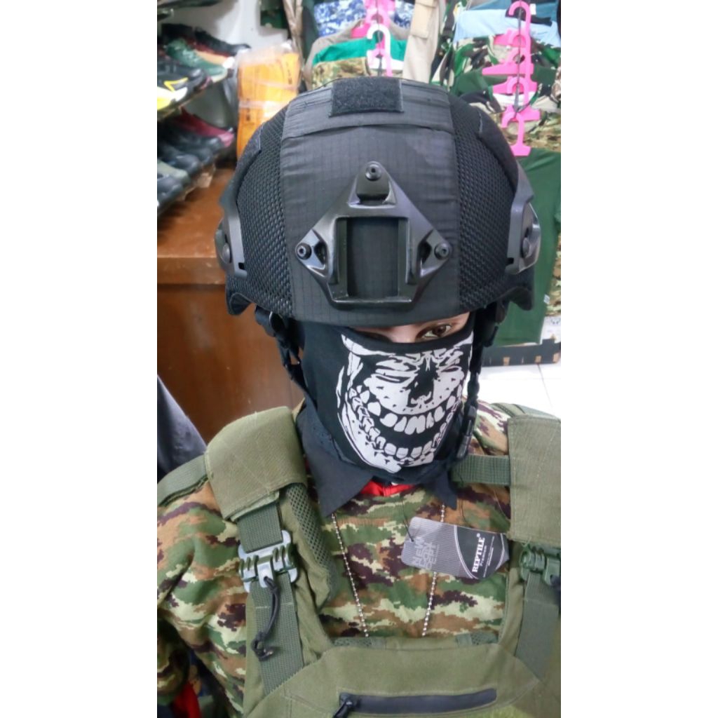 helem anti peluru bahan Baja asli terlaris