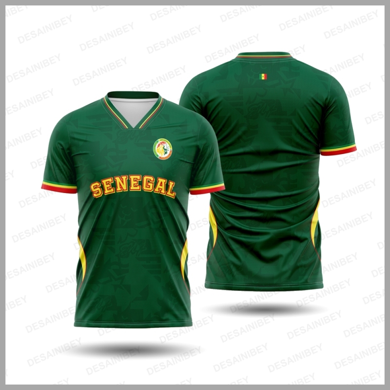 JERSEY SENEGAL FANTASY /JERSEY PIALA DUNIA SENEGAL / KAOS JERSEY SENEGAL / JERSEY SENEGAL FULLPRINTI