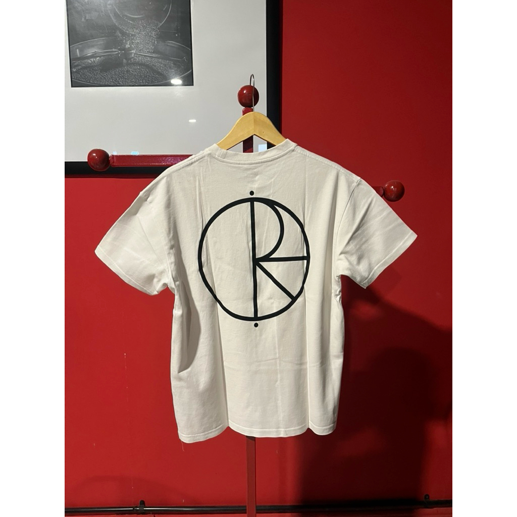POLAR SKATE CO STROKE LOGO WHITE T-SHIRT