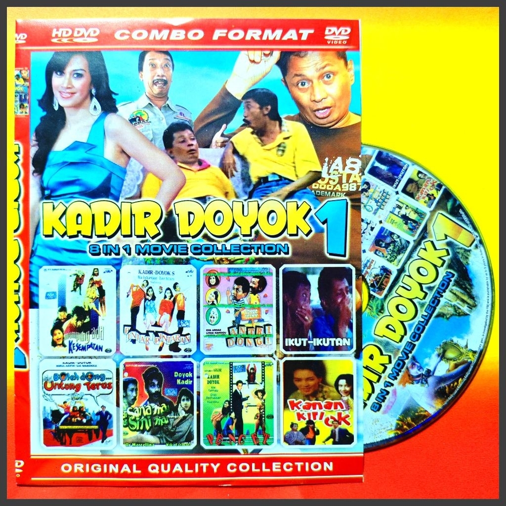 Kaset Film Komedi Indonesia Jadul Koleksi Kadir & Doyok Vol. 01 Edisi Pilihan Terlaris 8in1
