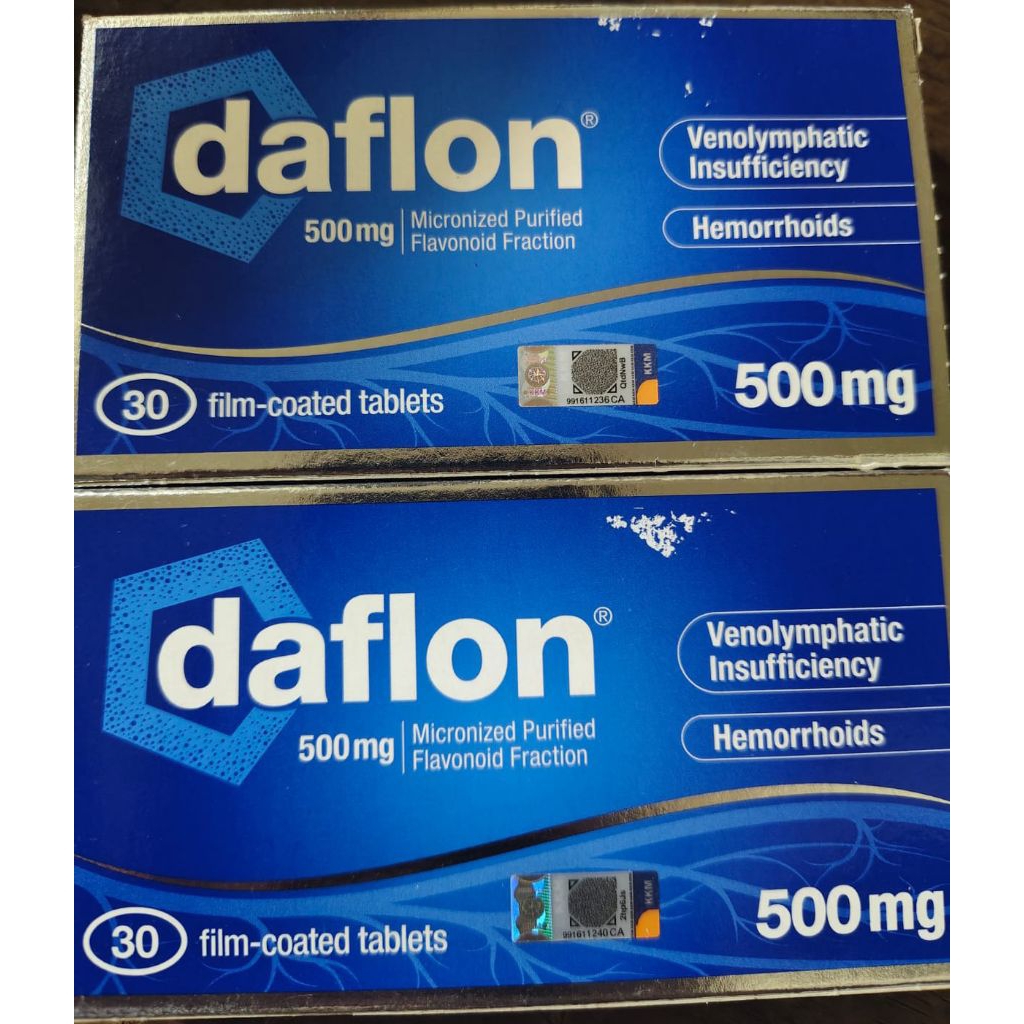 Daflon 500mg isi 30cap Original Malaysia