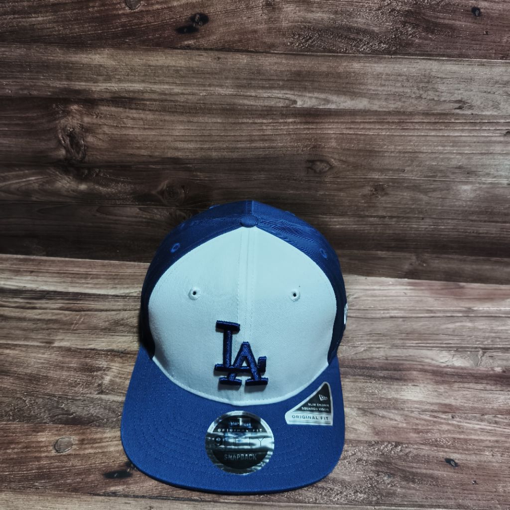 topi snapback new era Mexico blank series los Angeles dodgers logo blue