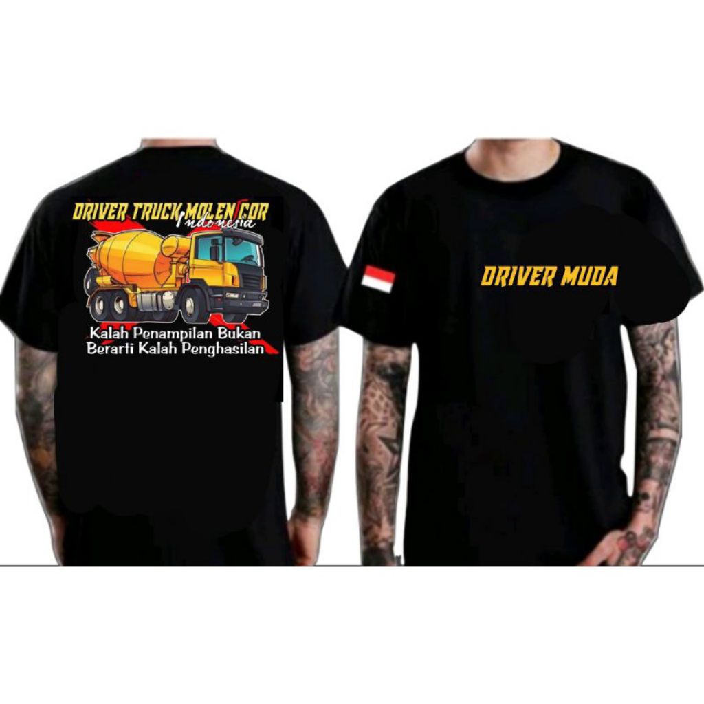 KAOS TSHIRT DRIVER MOLEN COR//TSHIRT NEW