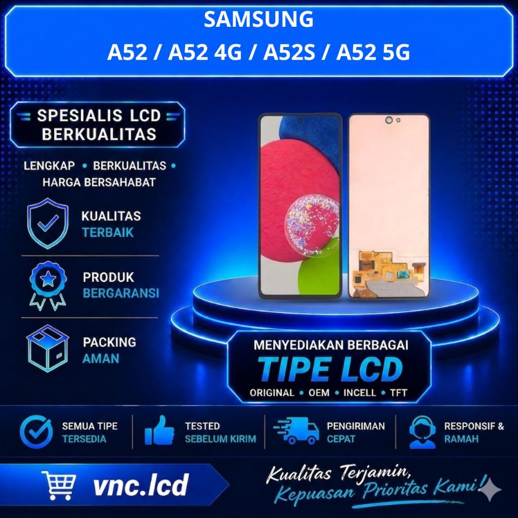LCD SAMSUNG A52 4G / A52S / A52S 5G  GARANSI