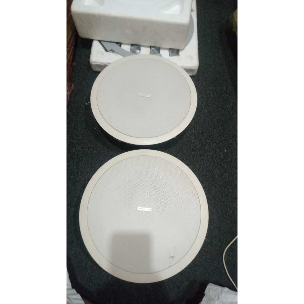 SPEAKER PLAFON QSC AD-CI52ST SHALLOW CEILING SPEAKER LIKE NEW EX DISPLAY SEPASANG (1SET)