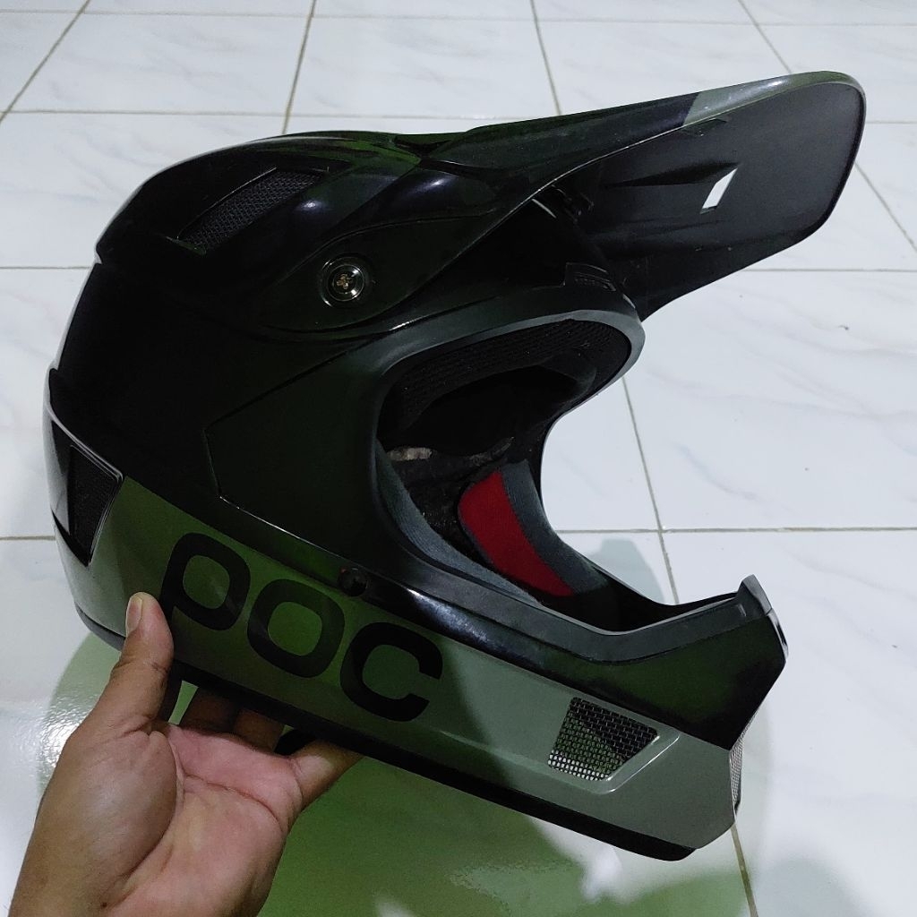 Helm Fullface downhill MTB Polygon Tharsus Repain size S/M