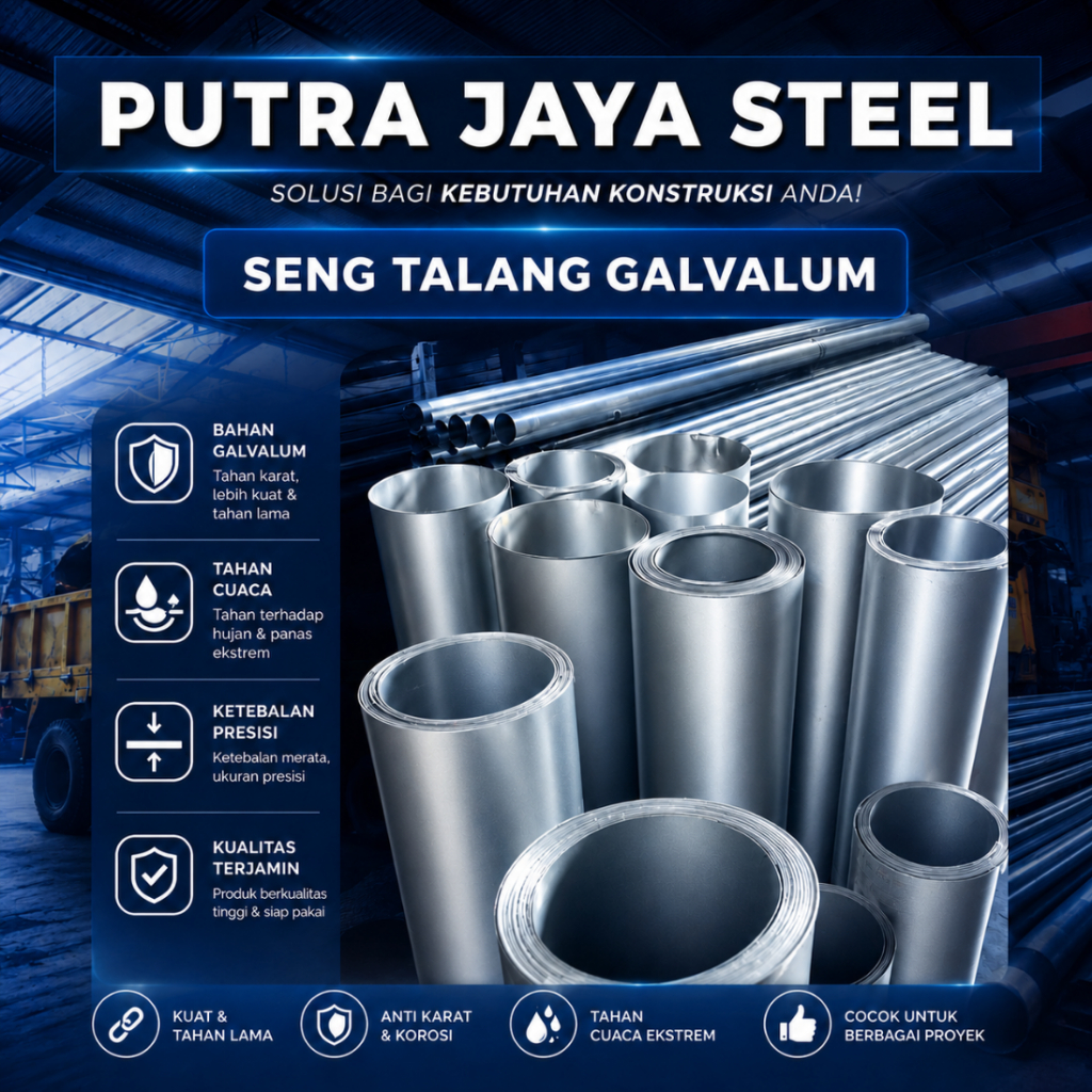 SENG TALANG GALVALUM  | TALANG GALVALUM ANTI KARAT 025, 030 & 040