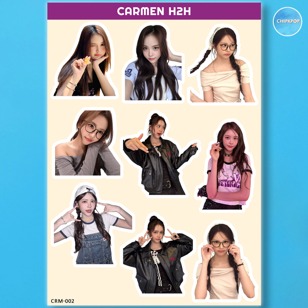CARMEN HEARTS2HEARTS STIKER KPOP I KPOP H2H I CARMEN | HEARTS2HEARTS I MERCHANDISE KPOP I ARTIS KPOP