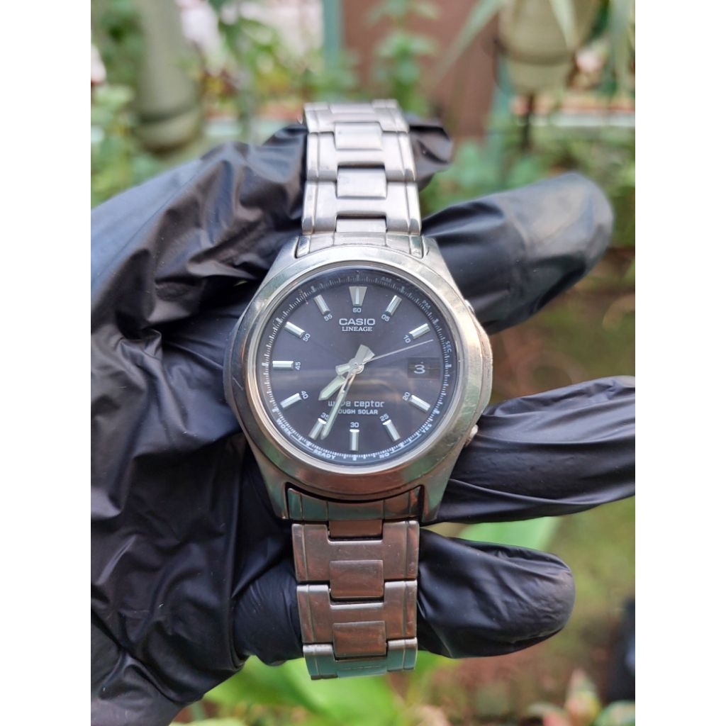 (Harga Net) Jam Tangan Casio Lineage LIW-100TDJ Original Titanium Tough Solar Wave Ceptor Mesin Norm