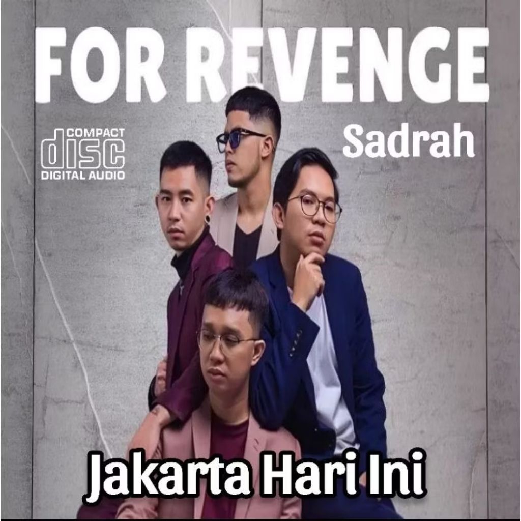 Kaset CD Lagu For Revenge Sadrah - Kaset CD Musik Lagu Band For Revenge