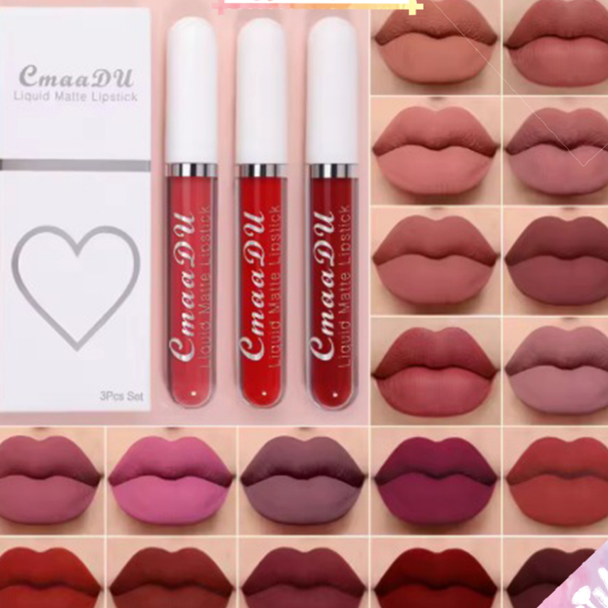 ORIGINAL  Liquid Matte Lipstick Lipstik Cmd Liptint Lipcream Lip Balm Lip Gloss 18 COLORS WATERPROOF