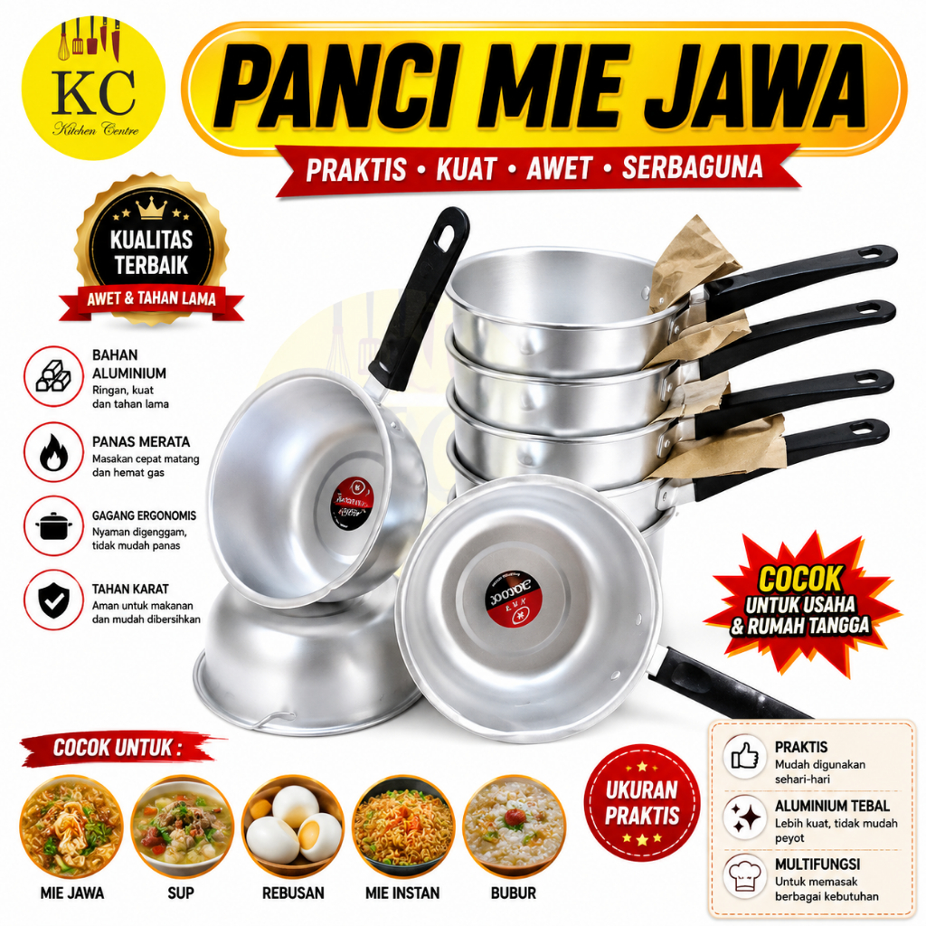 Panci Mie Rebus Panci Air Rebus Panci Panci Mie Jawa Panci Alumunium