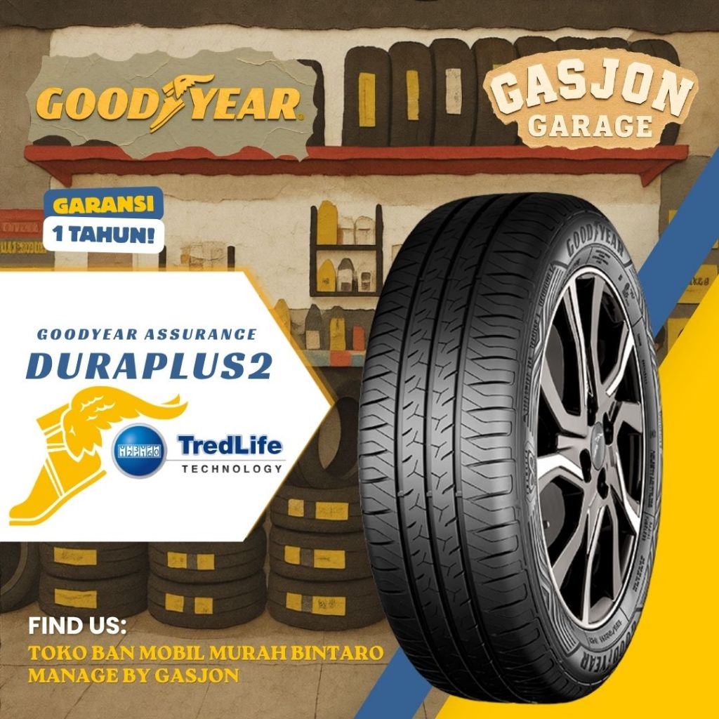 Ban mobil 175/65 r14 goodyear assurance duraplus 2 agya calya ayla sigra brio 175 65 R14 goodyear as