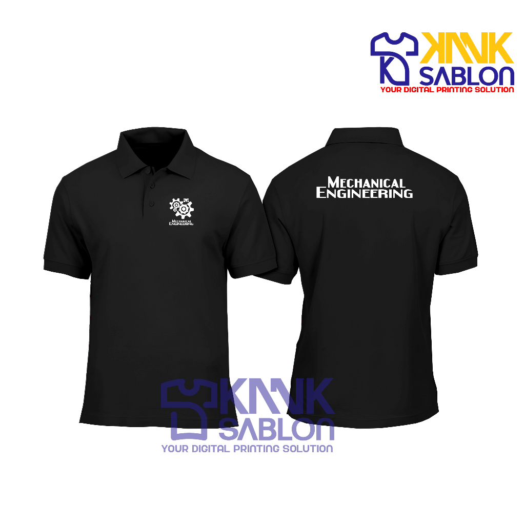 Poloshirt MECHANICAL ENGINEERING - Kaos Polo MECHANICAL ENGINEERING - Baju Berkerah ENGINEERING - Ka