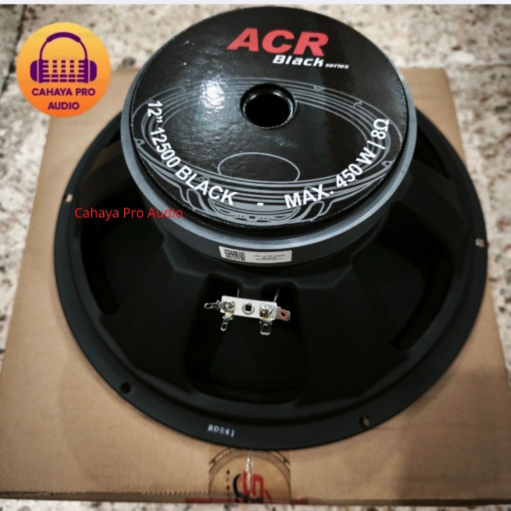 Speaker ACR 12500 Black 12 Inch Original ACR 450 Watt Black Series