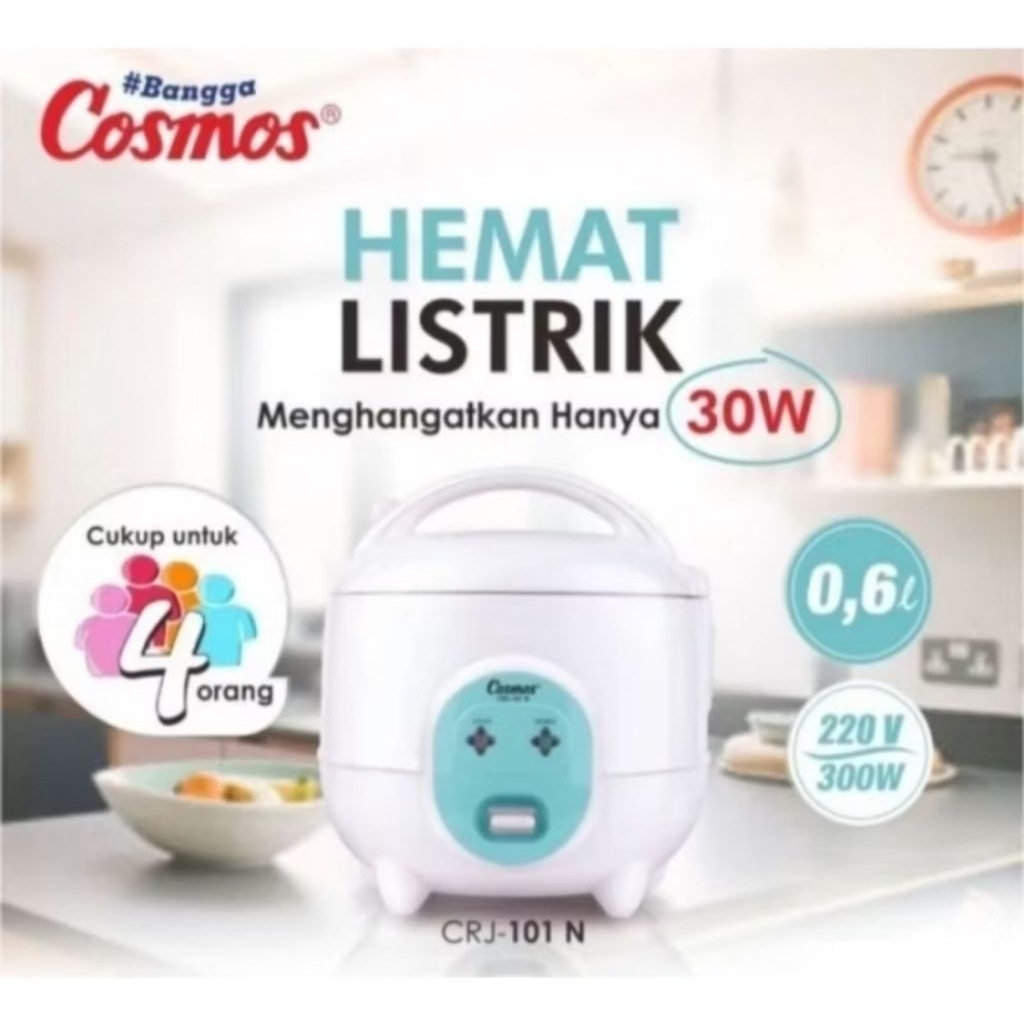 Rice Cooker Cosmos CRJ-101N/Magic Com Cosmos CRJ-101N 0,6Liter