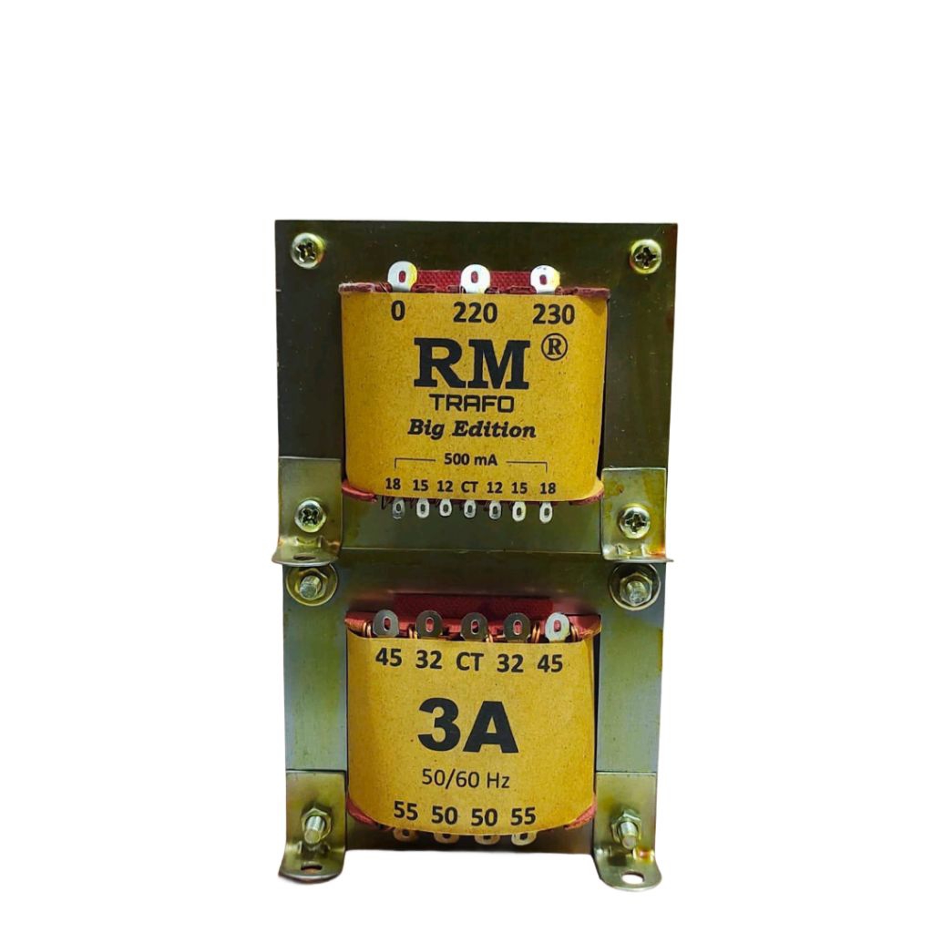 Trafo RM 3A 55V CT Big Edition (Real output)
