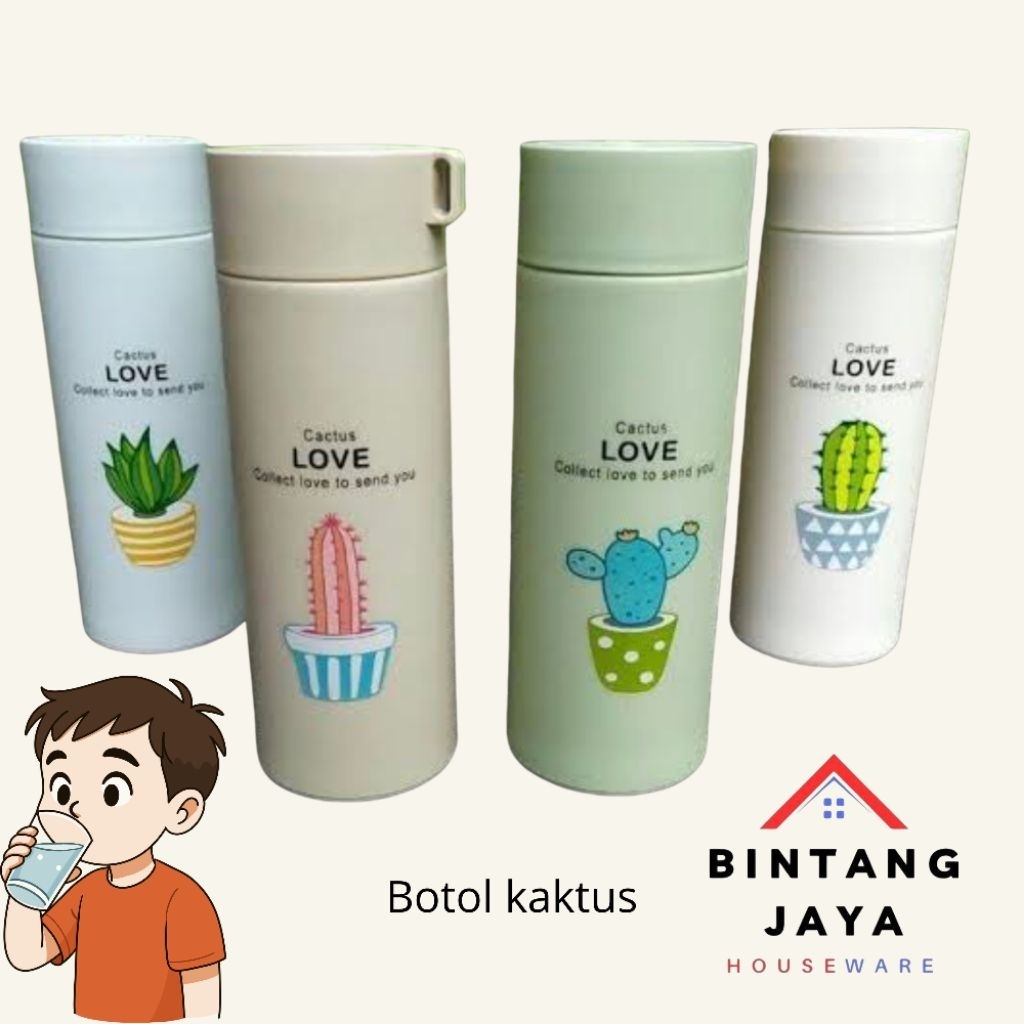 Botol kaca kaktus || botol kaca murah || botol kaca kaktus