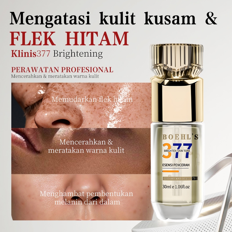 BOEHL'S-377 Serum pemutihan + memutihkan kulit + mengurangi gelap + mengoptimalkan kulit + memutihka