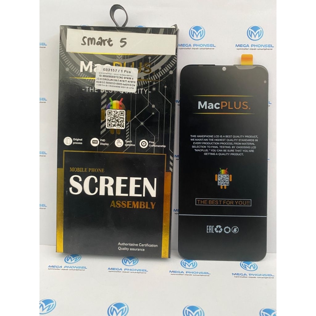 LCD FULLSET INFINIX SMART
5/X657/X657C/HOT 10 LITE/X657B/HOT 101/X659/X658B/TECNO

SPARK 6 GO-

2

K