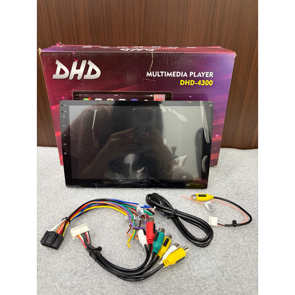 Double din head unit Mp5 deckless DHD4300 DHD 4300 10inch 10” 10in deck less tv mobil