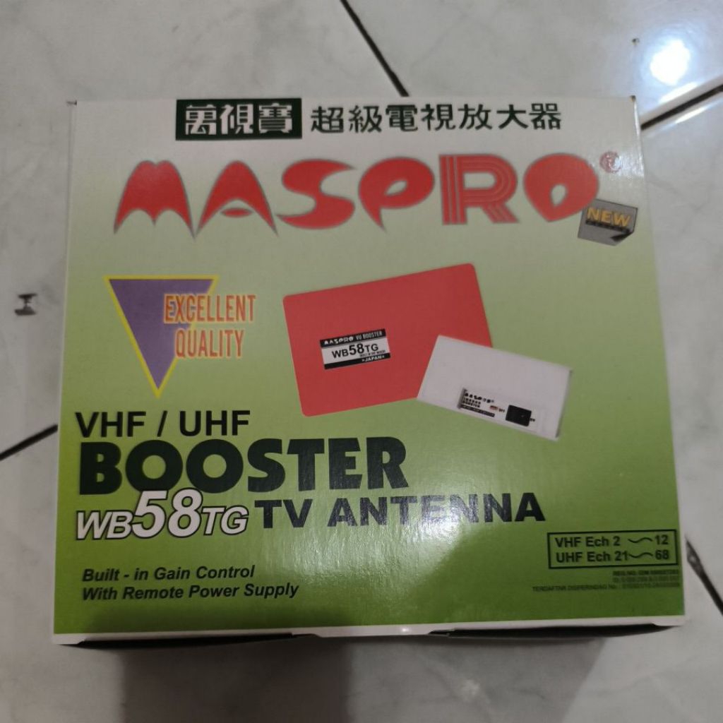 boster maspro sesuai foto