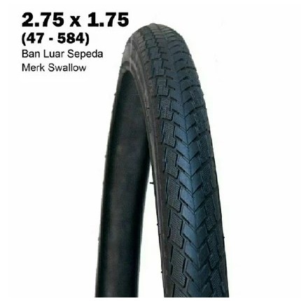 Ban Sepeda Swallow 27.5 X 1.75 Hitam Mtb