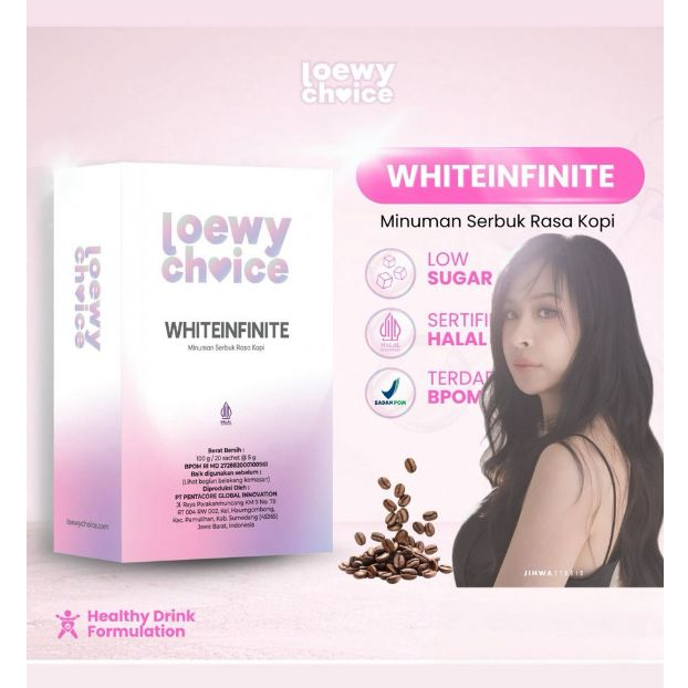[SPECIAL LIVE LOEWY] LOEWY CHOICE Whiteinfinite Drink dengan L-glutathione