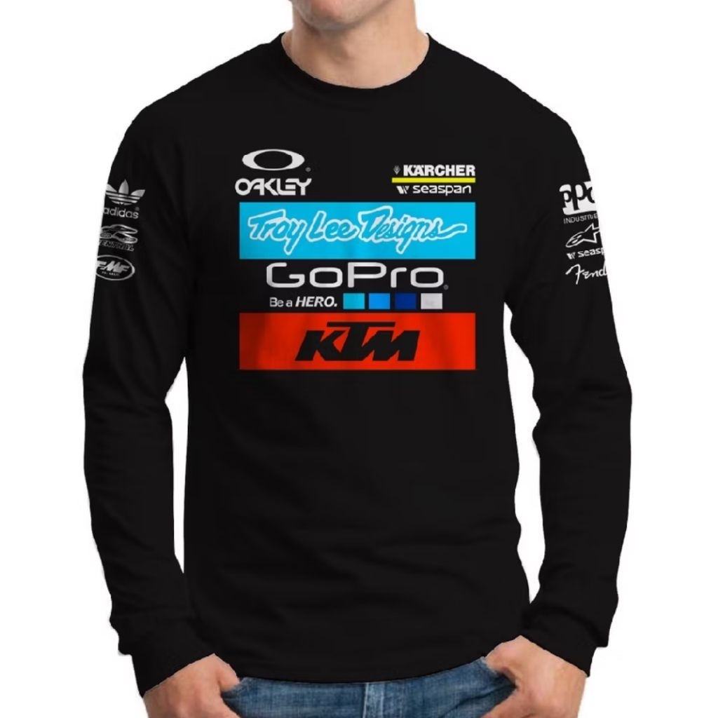 Kaos Distro Lengan panjang Gopro KTM T-shirt/unisex