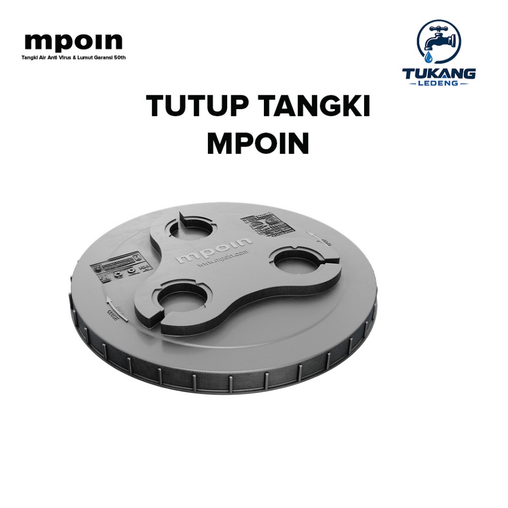 Tutup Tangki Air Mpoin Diameter 40cm 60 cm / Tutup Tangki Toren Tandon Air MPOIN