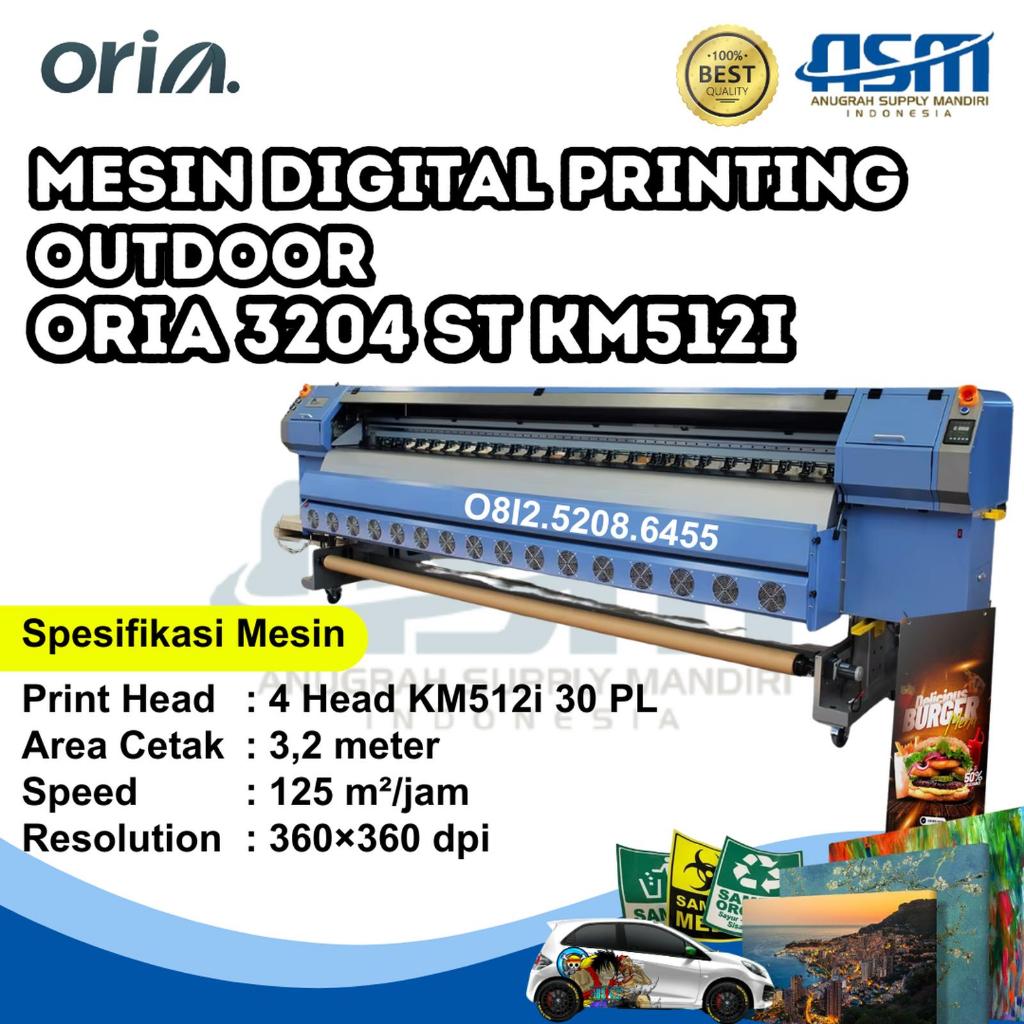 Mesin Digital Printing Outdoor ORIA Konica ST KM512i 30 PL