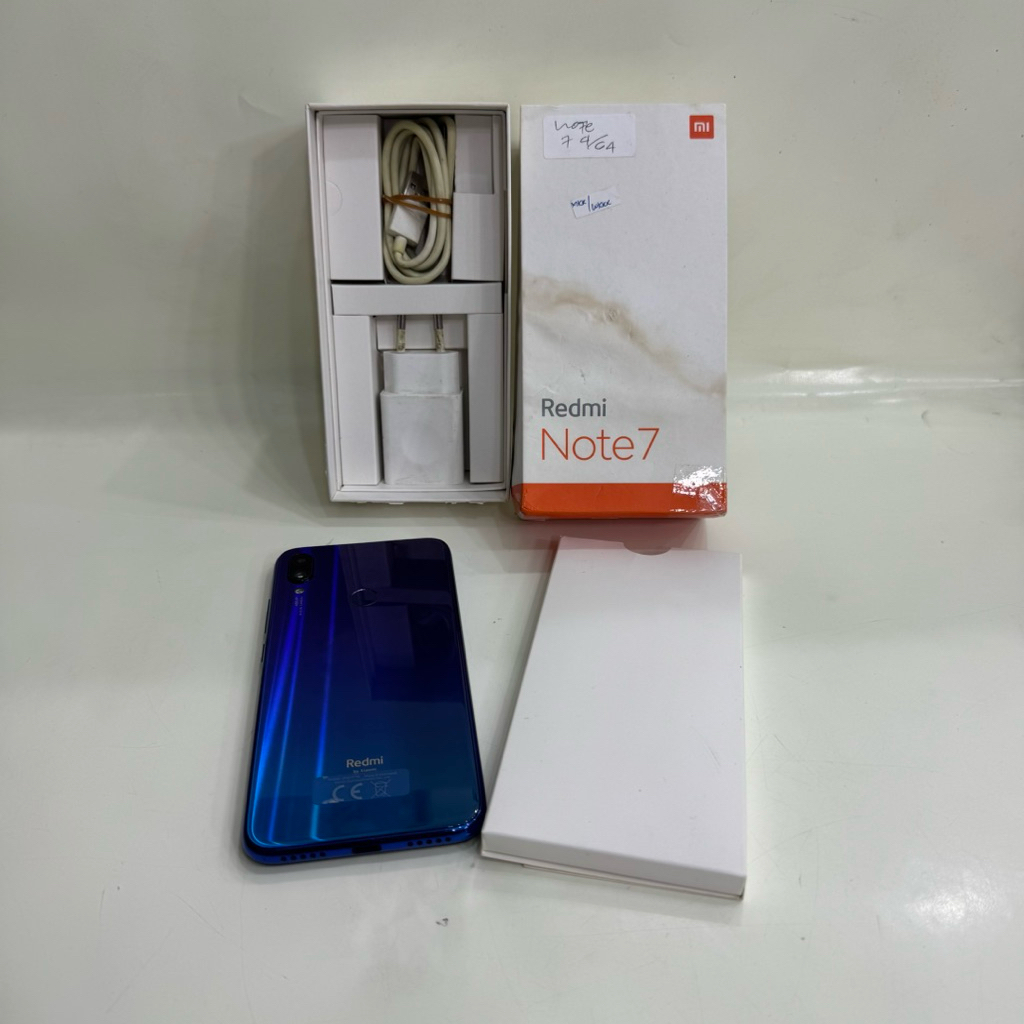 Redmi Note 7 4/64gb Fullset Second Garansi Resmi