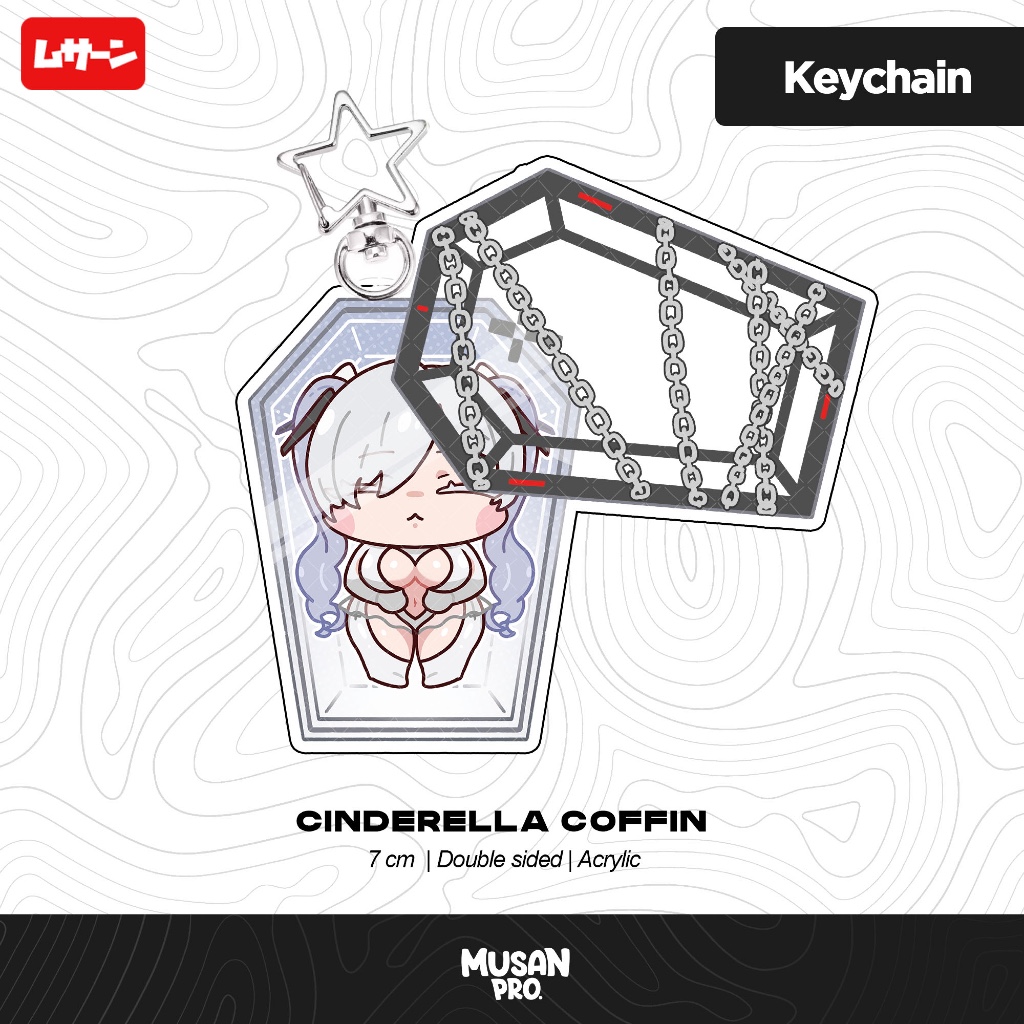 Keychain Charm Coffin NIKKE Cinderella - Musan - Fan Merch