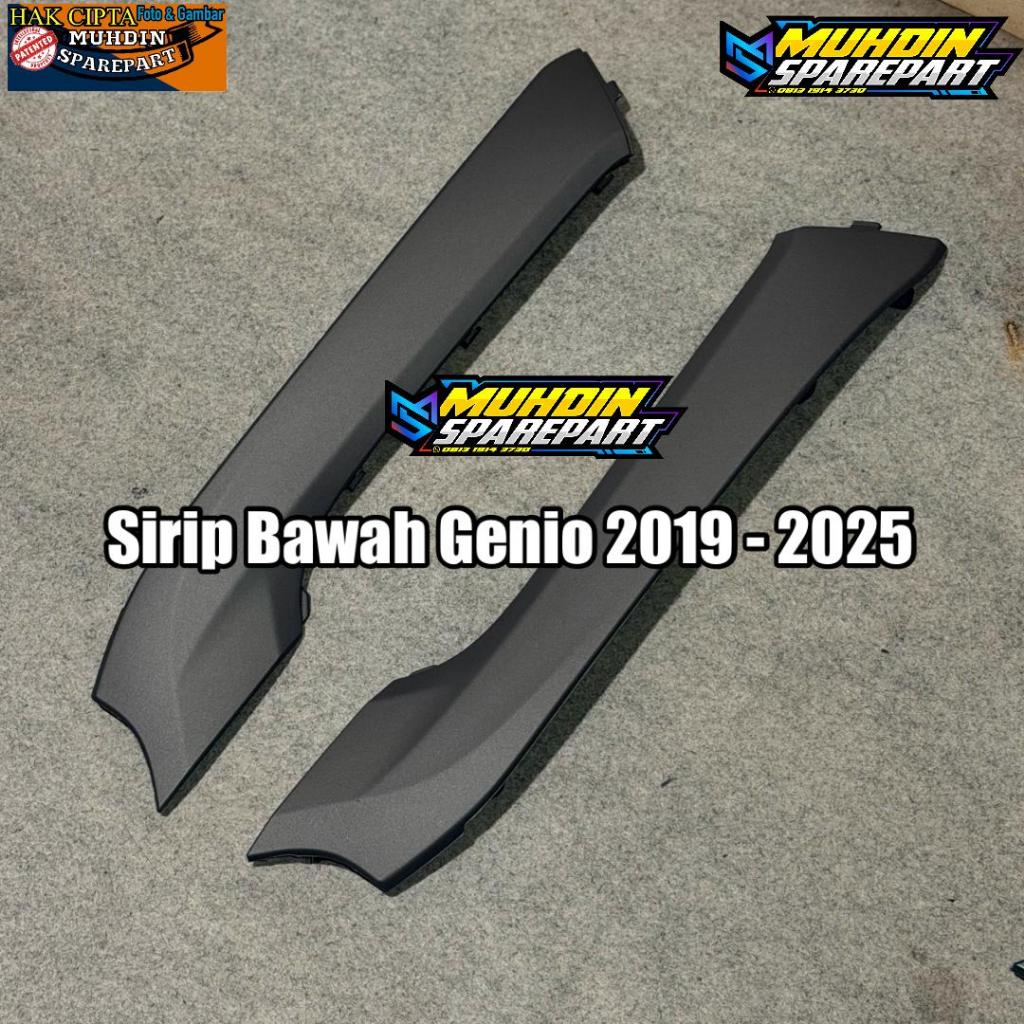 Cover Under Side Sirip Dek Bawah Genio K0J 2019 - 2025 Matte brown/Coklat Doff Kanan Kiri
