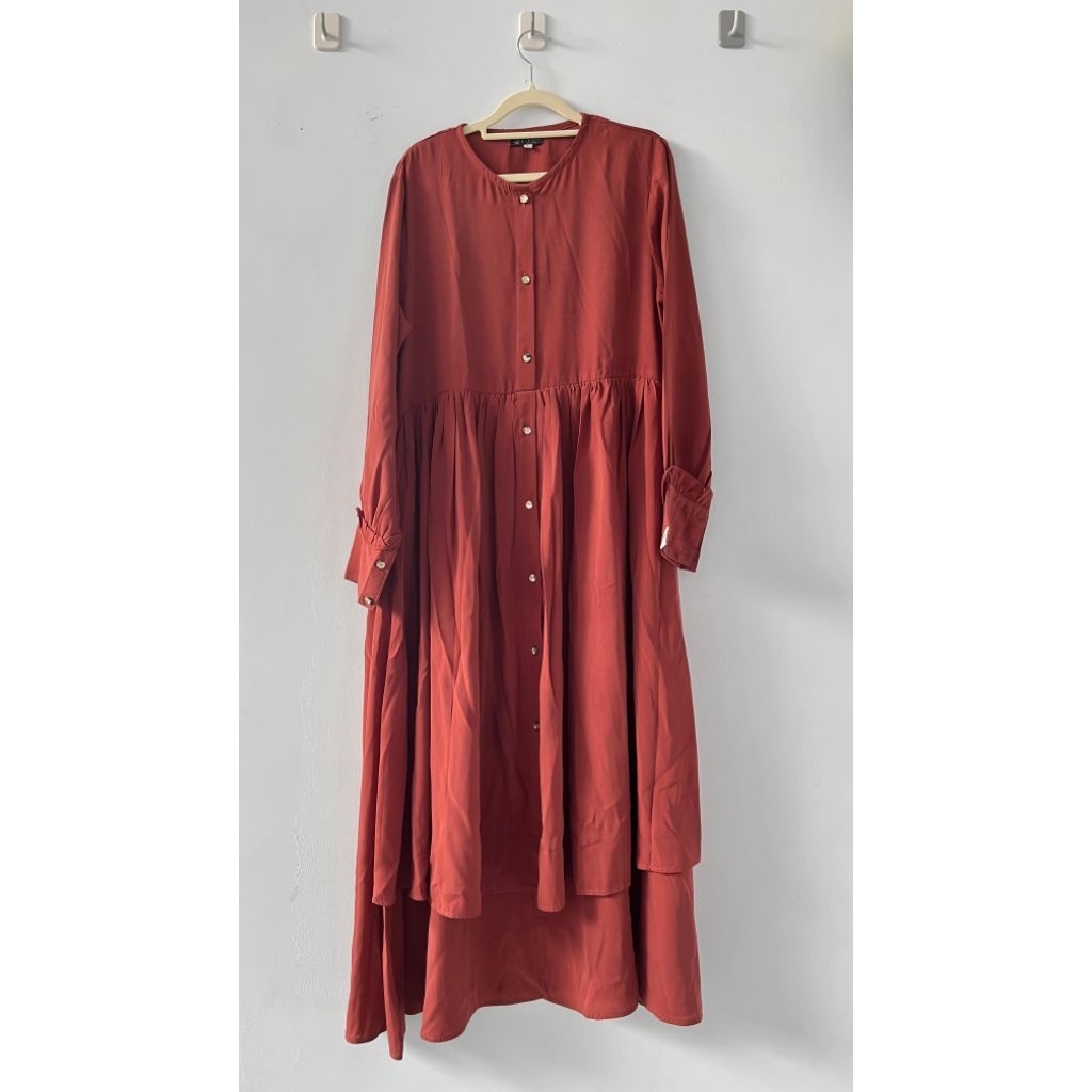 Preloved Gamis Azda Set Khimar