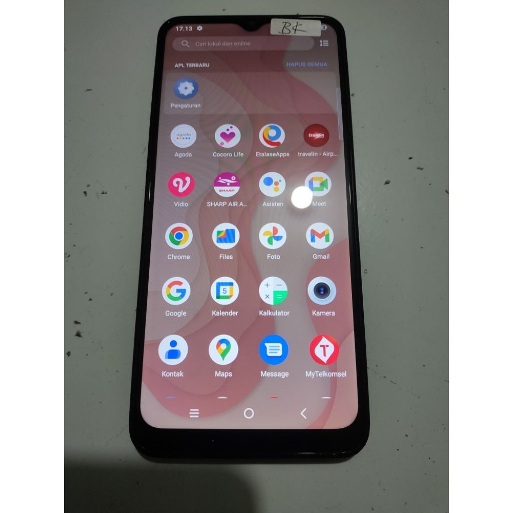 lcd frame fullset Sharp Aquos V6 plus ori copotan